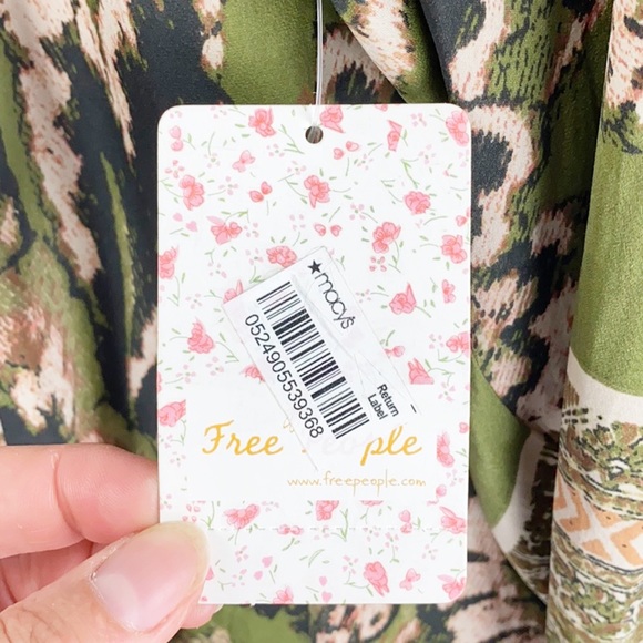 Free People Say You Love Me Minidress in Green - Picture 13 of 15